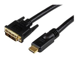StarTech.com HDMI-auf-DVI-D-Kabel - Stecker/Stecker - Videokabel - HDMI / DVI - 28 AWG - HDMI, 19-polig (M) - DVI-D (M) - 5,0m - abgeschirmt - Schwarz (HDDVIMM5M)