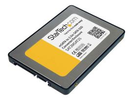 StarTech.com 2.5 SATA auf Mini SATA Adapter - externes mSATA Festplattengehäuse - Speichergehäuse - 6,4 cm (2.5) - 1 Sender/Kanal - SATA - Silber (SAT2MSAT25)