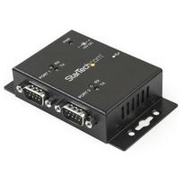 StarTech.com 2 Port USB auf Seriell RS232 Adapter - USB / DB9 Hub Wandmontagefähig - Serieller Adapter - USB2.0 - RS-232 x 2 - Schwarz (ICUSB2322I)