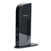 StarTech.com Universelle USB3.0 Laptop-Dockingstation - Dual Video-HDMI DVI mit Audio und Ethernet - USB-Docking-Station - GigE (USB3SDOCKHD)