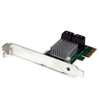 StarTech.com 4 Port SATA III RAID Controller PCI Express Schnittstellenkarte RAID mit HyperDuo SSD Tiering - Speichercontroller (RAID) - 4 Sender/Kanal - SATA 6Gb/s Low Profile - 6GBps - RAID 0, 1, 10, JBOD - PCIe 2,0 x2 (PEXSAT34RH)