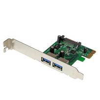 StarTech.com 2 Port PCI Express (PCIe) USB3.0 Card with UASP - SATA Power - USB-Adapter - PCIe - USB3.0 x 2 (PEXUSB3S24)