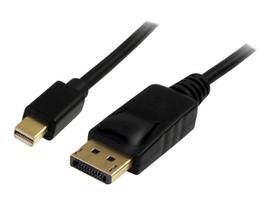 StarTech.com Mini DisplayPort to DisplayPort Adapter Cable - M/M - DisplayPort-Kabel - Mini DisplayPort (M) - DisplayPort (M) - 3,0m - Schwarz (MDP2DPMM3M)