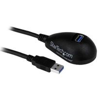 StarTech.com 5 ft Black Desktop USB3.0 Extension Cable - A to A M/F - USB-Verlängerungskabel - 9-polig USB Typ A (M) - 9-polig USB Typ A (W) - 1,5m (USB / USB2.0 / USB3.0) - Schwarz (USB3SEXT5DKB)
