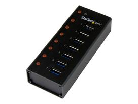 7 Port USB 3.0 Hub - 5Gbps - Metal Enclosure - Desktop or Wall Mountable, USB 3.2 Gen 1