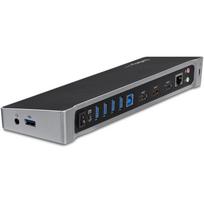 StarTech.com Triple-Video Docking Station for Laptops - USB3.0 - USB-Docking-Station - GigE (USB3DOCKH2DP)