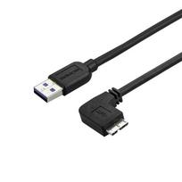 StarTech.com 2m Micro USB 3.0 Kabel - USB A zu rechts gewinkelt Micro B USB Anschlusskabel - M/M - USB 3.1 Gen 1 (5Gbit/s)