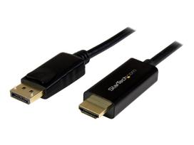 StarTech.com DisplayPort to HDMI Video Converter Cable - 4K - Video- / Audiokabel - DisplayPort / HDMI - DisplayPort (M) - HDMI, 19-polig (M) - 1,0m - (DisplayPort 1,2) - Schwarz (DP2HDMM1MB)