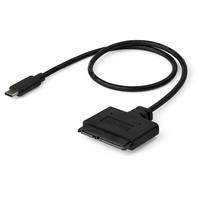 StarTech.com USB C zu SATA Adapter Kabel für 2.5 SSD / HDD - USB 3.1 (10Gbit/s) - Thunderbolt 3 kompatibel - SATA I/II/III - Speicher-Controller - 2.5, 3.5 (6.4 cm, 8.9 cm) - SATA 6Gb/s - 6Gbit/s - USB 3.1 (Gen 2)