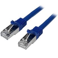 StarTech.com 5,0mBlue Cat6 / Cat 6 Shielded (SFTP) Patch Cable 5m - Patch-Kabel - RJ-45 (M) bis RJ-45 (M) - 5,0m - SFTP / 50 Mikron - CAT 6 - gepresst, glatt - Blau (N6SPAT5MBL)