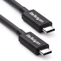 StarTech .com 50cm Thunderbolt 3 (40Gbit/s) USB-C Kabel - Thunderbolt, USB und DisplayPort kompatibel - Thunderbolt-Kabel - 50 cm Dieses Thunderbolt 3-Kabel (40Gbit/s) können Sie an jeden Thunderbolt 3 (USB-C )-Anschluss anschließen, um Video und Daten für Thunderbolt- und USB-Geräte bereitzustellen. Zudem bietet das Kabel Stromversorgung zum Laden Ihrer Geräte, und Sie können bis (TBLT34MM50CM)