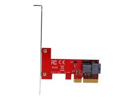 StarTech.com x4 PCI Express to SFF-8643 Adapter for PCIe NVMe U.2 SSD - Schnittstellenadapter - U.2 (U.2) - Expansion Slot to U.2 (Expansion Slot to U.2) - SAS 12Gb/s - PCIe x4 - Rot (PEX4SFF8643)