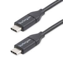 StarTech.com USB-C auf USB-C Kabel - St/St - 3m - USB 2.0 - USB Typ C Kabel - USB 2.0 Typ-C Kabel - USB C Ladekabel - USB-Kabel - 24 pin USB-C (M)