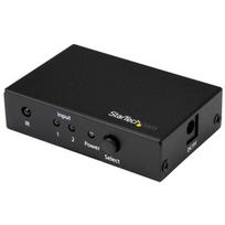 StarTech.com 2-Port HDMI Switch - 4K HDMI Switch Box - Ultra HD 4K 60Hz - Video/Audio-Schalter - 2 x HDMI - Desktop (VS221HD20)