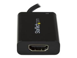 StarTech.com USB C to HDMI 2.0 Adapter with Power Delivery, 4K 60Hz USB Type-C to HDMI Display/Monitor Video Converter, 60W PD Pass-Through Charging Port, Thunderbolt 3 Compatible, Black - USB-C Display Adapter (CDP2HDUCP)