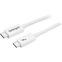 StarTech.com 3.3ft (1m) Thunderbolt 3 Cable, 20Gbps, 100W PD, 4K Video, Thunderbolt-Certified, Compatible w/ TB4/USB 3.2/DisplayPort - Thunderbolt-Kabel - 24 pin USB-C (M)