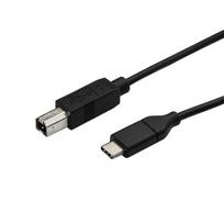StarTech.com USB-C auf USB-B Druckerkabel - St/St - 0,5m - USB 2.0 - USB C zu USB B Kabel - USB Typ C Druckerkabel - USB-Kabel - USB-C (M) bis USB Typ B (M) - Thunderbolt 3 / USB 2.0 - 50 cm - Schwarz