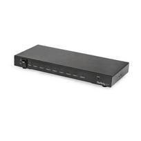 StarTech.com 4K 60hz HDMI Splitter - 8 Port - HDR Support - 7.1 Surround Sound Audio - HDMI Distribution Amplifier - HDMI 2.0 Splitter (ST128HD20) - Video-/Audio-Splitter - 8 x HDMI - für P/N: ST121HD20FXA