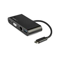 StarTech.com USB-C VGA Multiport Adapter - Power Delivery (60W) - USB 3.0 - Gigabit Ethernet - USB C Adapter für Mac, Windows, Chrome OS - Docking Station - USB-C - VGA - GigE