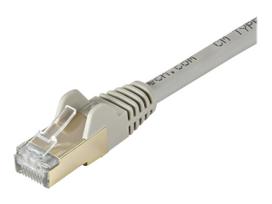 StarTech.com 10m CAT6A Ethernet Cable, 10 Gigabit Shielded Snagless RJ45 100W PoE Patch Cord, CAT 6A 10GbE STP Network Cable w/Strain Relief, Grey, Fluke Tested/UL Certified Wiring/TIA - Category 6A - 26AWG (6ASPAT10MGR)