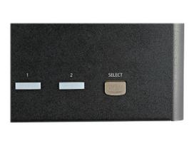 StarTech.com 2 Port Quad Monitor DisplayPort KVM Switch - 4K 60 Hz UHD HDR - DP 1.2 KVM Umschalter mit USB 3.0 Hub mit 2 Anschlüssen (5Gbit/s) und 4x USB 2.0 HID Anschlüssen - Audio - Hotkey - TAA (SV231QDPU34K)