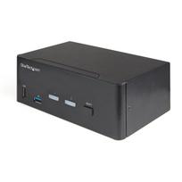 StarTech.com 2-Port Dual Monitor HDMI KVM-Switch - 4K 60Hz UHD HDR - Desktop 4K HDMI 2.0 KVM-Switch mit 2-Port USB 3.0 Hub (5Gbit/s)