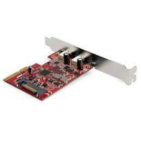 StarTech.com 2-port 10Gbps USB C PCIe Card Adapter - USB 3.1 Gen 2 Type-C PCI Express Expansion Add-On Card - Windows, macOS, Linux - USB-Adapter - PCIe 3.0 x4 Low-Profile - USB-C 3.1 Gen 2 x 2 - für P/N: S252BU313R