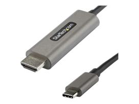 StarTech.com 9.8ft (3m) USB C to HDMI Cable 4K 60Hz with HDR10, Ultra HD USB Type-C to 4K HDMI 2.0b Video Adapter Cable, USB-C to HDMI HDR Monitor/Display Converter, DP 1.4 Alt Mode HBR3 - Thunderbolt 3 Compatible (CDP2HDMM3MH) - Videoschnittstellen-Converter - USB-C (M) bis HDMI (M) - 3 m - Schwarz - 4K Unterstützung, aktiv