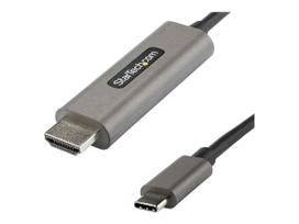 StarTech.com 6ft (2m) USB C to HDMI Cable 4K 60Hz with HDR10, Ultra HD USB Type-C to 4K HDMI 2.0b Video Adapter Cable, USB-C to HDMI HDR Monitor/Display Converter, DP 1.4 Alt Mode HBR3 - Thunderbolt 3 Compatible (CDP2HDMM2MH) - Videoschnittstellen-Converter - USB-C (M) bis HDMI (M) - 2 m - Schwarz - 4K Unterstützung, aktiv
