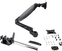 StarTech.com Tisch Monitorhalterung für einen VESA Monitor bis zu 81,30cm (32)  oder 124,50cm (49)  Ultrawide (8kg) - Flexibel/Schwenkbar & Höhenverstelbar - C-Klemme/Tülle - VESA Bildschirm 100x100 (ARMPIVOTE2)