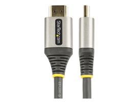 StarTech.com 3ft (1m) HDMI Cable, Certified Ultra High Speed HDMI Cable 48Gbps, 8K 60Hz/4K 120Hz HDR10+ eARC, Ultra HD 8K HDMI Cable / Cord w/TPE Jacket, For UHD Monitor/TV/Display - Dolby Vision/Atmos, DTS-HD (HDMM21V1M) - Ultra High Speed HDMI mit Ethernetkabel - HDMI männlich bis HDMI männlich - 1 m - Doppelisolierung - Grau, Schwarz - passiv, Support von 4K 120 Hz, Support von 8K 60 Hz