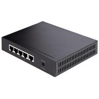 StarTech.com 5 Port Gigabit Switch - Unverwalteter 2.5Gbit/s Switch - Office-/Heimnetzwerk/Lan Switch/Verteiler für Tisch/Wandmontage - Rückwärtskompatibel mit 10/100/1000Mbit/s - Ganzmetall - Auto-MDIX - 9K Jumbo (DS52000)