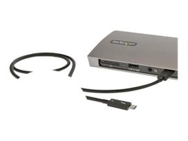 StarTech.com Thunderbolt 4 Dock, 96W Power Delivery, Single 8K/Dual Monitor 4K 60Hz, 3xTB4/USB4 ports, 4xUSB-A, SD, GbE, Thunderbolt 4 Docking Station for Windows or TB3 MacBook, 0.8m - Dockingstation - Thunderbolt 4 - 3 x Thunderbolt - GigE