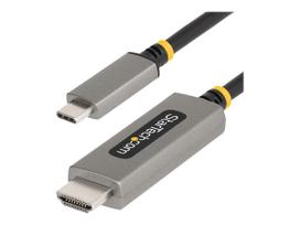 StarTech.com 3ft (1m) USB-C to HDMI Adapter Cable, 8K 60Hz, 4K 144Hz, HDR10, USB Type-C to HDMI 2,1 Video Converter Cable, USB-C DP Alt Mode/USB4/Thunderbolt 3/4 Compatible - USB-C Laptop to HDMI Monitor (134B-USBC-HDMI211M) - Adapterkabel - 24 pin USB-C männlich zu HDMI männlich - 1,0m - Space-grau - Support von 8K 60 Hz, Support von 4K 144 Hz (134B-USBC-HDMI211M)