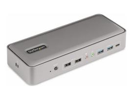 StarTech.com Dual-Laptop USB-C KVM Docking Station, Dual Monitor 4K 60Hz DisplayPort Dock, 5-Port USB Hub, GbE, 90W/45W Power Delivery to Two Laptops, Windows/Mac, 2-Host KVM Dock - Dockingstation - USB-C 3,2 Gen 2 - 2 x DP - 1GbE - TAA-konform (129UE-USBC-KVM-DOCK)