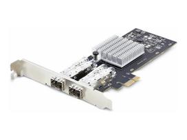 StarTech.com 2-Port GbE SFP Network Card, PCIe 2,0 x1, Intel I350-AM2 2x 1GbE Controller, 1000BASE Copper/Fiber Optic, Dual-Port Gigabit Ethernet NIC, Desktop/Server Backplanes - Windows and Linux Compatible (P021GI-NETWORK-CARD) - Netzwerkadapter - PCIe 2,0 - Gigabit SFP x 2 - Schwarz (P021GI-NETWORK-CARD)
