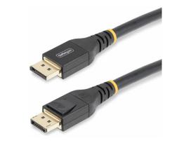 StarTech.com 50ft (15m) VESA-Certified Active DisplayPort 1,4 Cable, DP8K w/HBR3/HDR10/MST/DSC 1,2/HDCP 2,2, 8K 60Hz, 4K 120Hz Video - Active DP 1,4 Cable M/M (DP14A-15M-DP-CABLE) - DisplayPort-Kabel - DisplayPort (M) zu DisplayPort (M) - DisplayPort 1,4 - 15,0m - aktives Kupferkabel, aktiv, 4K Unterstützung, 8K Unterstützung - Schwarz (DP14A-15M-DP-CABLE)