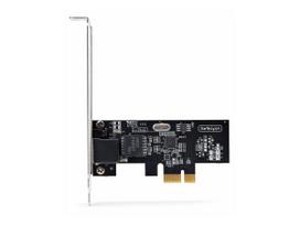 StarTech.com 1-Port 2,5G NBASE-T PCIe Network Card, Computer Network Interface Card, Intel I225-V, Single-Port Ethernet, Multi-Gigabit NIC (PR12GI-NETWORK-CARD) - Netzwerkadapter - PCIe 2,0 Low-Profile - 10/100/1000/2500Base-T x 1 - Schwarz (PR12GI-NETWORK-CARD)