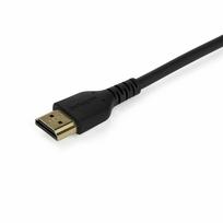 StarTech.com 1,5m (4,9ft) Premium High Speed HDMI Cable with Ethernet, 4K - Premium Highspeed - HDMI-Kabel mit Ethernet - HDMI männlich zu HDMI männlich - 1,5m - abgeschirmt - Schwarz - unterstützt 4K 60 Hz (4096 x 2160), HDR-Support, robust, passiv (RHDMM150CMP)
