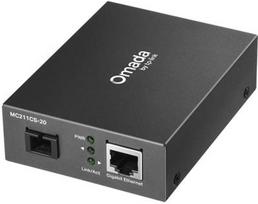 TP-Link Omada MC211CS-20 network media converter 1000Mbit/s 1310 nm Single-mode Black