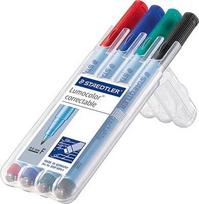 STAEDTLER Folienstifte farbsortiert non-permanent 4 St. (305F WP4-1)