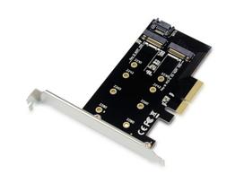 Conceptronic EMRICK 2-in-1-M.2-SSD-PCIe-Adapter SATA AHCI NVMe - PCIe - M.2 - PCIe 3.0 - Passiv - China - JMB585