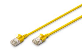 DIGITUS CAT 6A F-FTP Slim Patchkabel, AWG 32/7 (DK-1632-A-020S-Y)