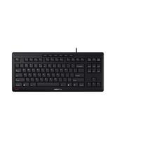 CHERRY STREAM KEYBOARD TKL - Tastatur - USB - US mit Euro-Symbol - Tastenschalter: CHERRY SX - Schwarz