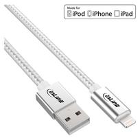 INLINE - Lightning-Kabel - Lightning (M) bis USB (M) - 1 m - Silber - für Apple iPad/iPhone/iPod (Lightning) (31411A)