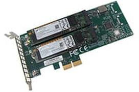 FUJITSU PDUAL CP100 FH/LP M.2 Boot and Adapter card in PCIe FH/LP Formfactor