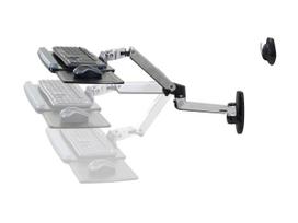 Ergotron LX Wall Mount Keyboard Arm - Tastatur-/Mausablage mit Stützarmhalterung - Polished Aluminum (45-246-026)