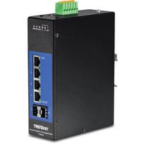 TRENDnet TI-G642I - Switch - nicht verwaltet - 4 x 10/100/1000 + 2 x Gigabit SFP - an DIN-Schiene montierbar - Gleichstrom