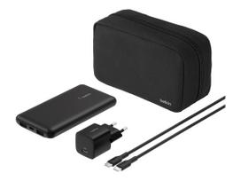 Belkin BoostCharge - Powerbank + AC-Netzteil - 10000 mAh - PD - 3 Ausgabeanschlussstellen (24 pin USB-C, 2 x USB)