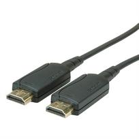 VALUE - HDMI mit Ethernetkabel - HDMI (M) bis HDMI (M) - 50 m - abgeschirmt - Schwarz - 4K Unterstützung, aktiv